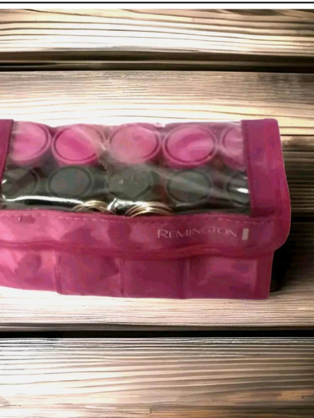 Remington H-1015 Ceramic Travel Hot Rollers 12 Roller Set Case Tested Works